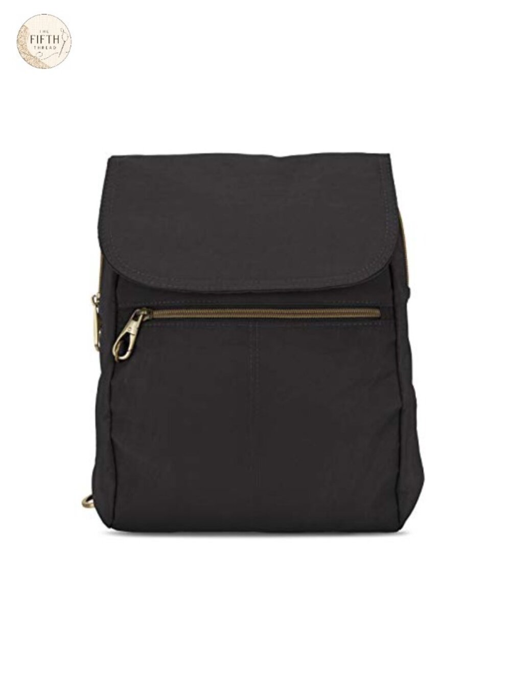 Anti-Theft Slim Backpack RFID Blocking Nylon Daypack
